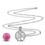 Collier bola de grossesse fleur