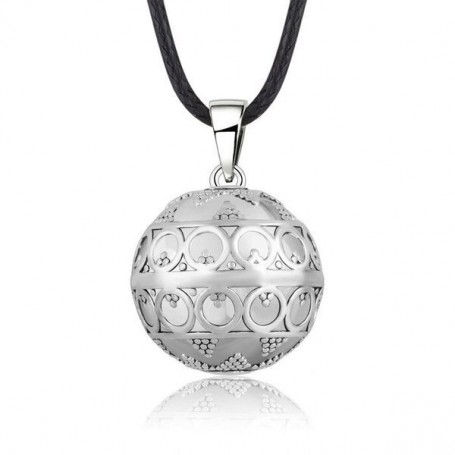 Collier bola de grossesse anneaux style vintage