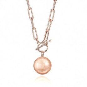 Bola de grossesse collier grosses mailles rose gold 