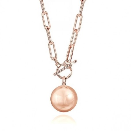 Bola de grossesse collier grosses mailles rose gold 