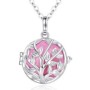 Bola de grossesse pendentif cage arbre à strass boule rose 